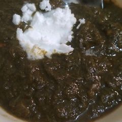 A picture of Sarso ka saag.