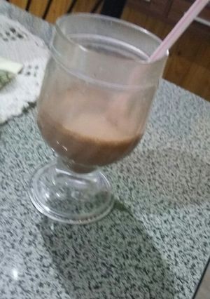 Una foto de Smoothie VEGANO de chocolate!