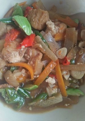 Foto resep Tumis lobak wortel pedas