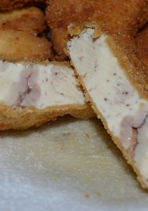 Una foto de Sesos a la milanesa