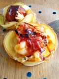 Tartelettes pommes de terre et Saint Marcellin