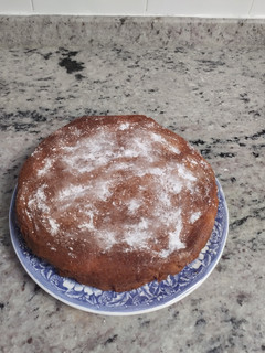 Una foto de Bizcocho con manzana y canela