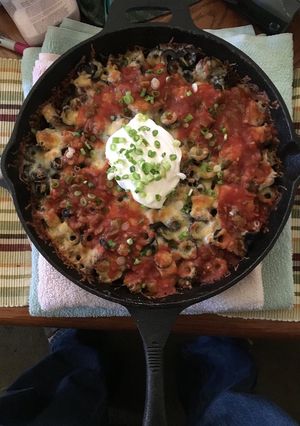 A picture of Steak and Potato Nachos.