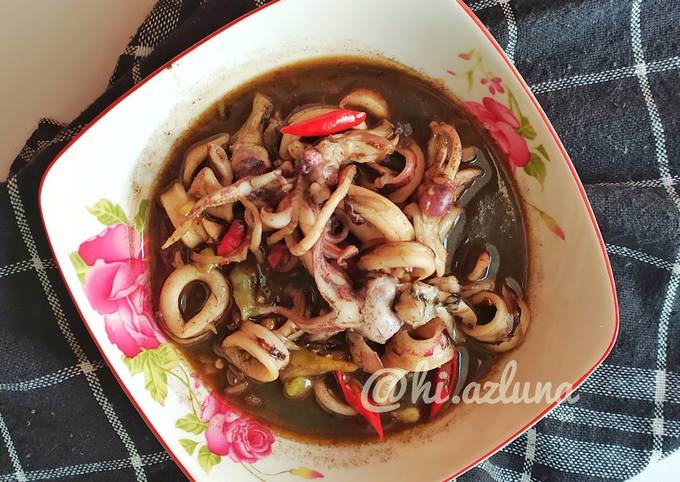 Resep 15. Cumi-cumi Pedas Lada Hitam yang Sempurna