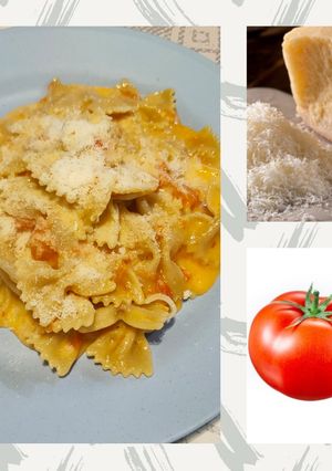 Une photo de One pasta aux tomates
