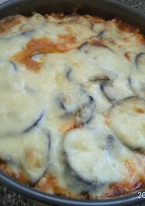 Una foto de Pastel de berenjenas y carne-1