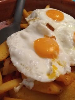 Una foto de Huevos estrellados sin aceite