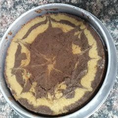 Wheat flour and suji cake A picture of Wheat flour and suji cake.