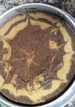 A picture of Wheat flour and suji cake.