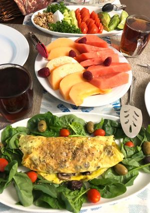 عکسی از دستور املت رول شده