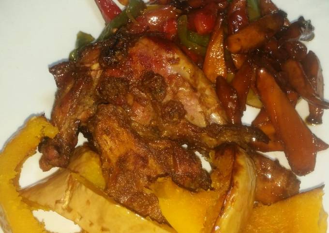 How to Make Gordon Ramsay Baked Butternut, Caramelized Carrots #4WkChallenge#CharityRecipe