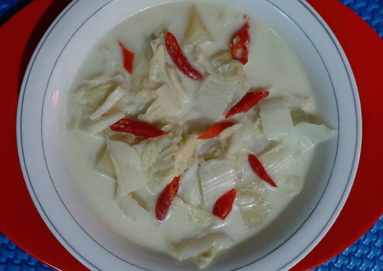 Resep Sawi putih masak santan, Enak Banget