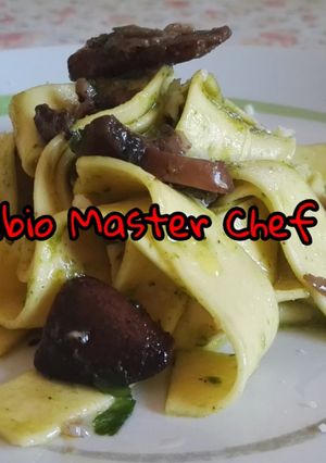 Foto di Pappardelle Fresche con Funghi Porcini