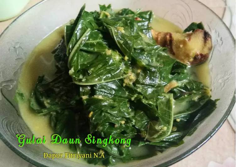Bumbu Menyiapkan 🍀 Gulai Daun Singkong ala Dapur Fitri 🍀 yang enak