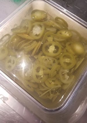 A picture of Chefy D's Pickled Jalapenos.