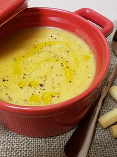 Una foto de Crema de calabaza