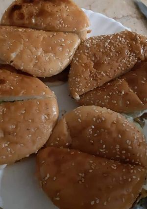 A picture of 🍔Potato burger🍔.