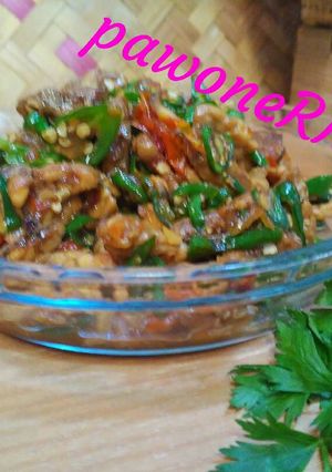 Foto resep 🍲 oseng tempe lombok ijo 🍲