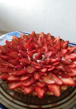 Una foto de Tarta de frutillas