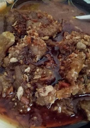 Foto resep Krengsengan daging di awal tahun 2018
