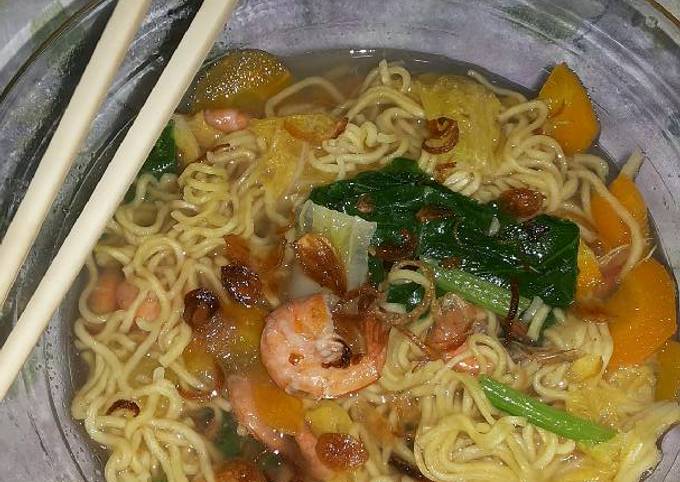 Resep Mie Kuah Udang Oleh Hardianti Wahyudi - Cookpad