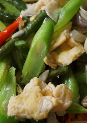Foto resep Tumis Buncis Kacang Panjang Telur