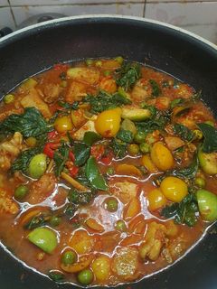 รูปของ แกงป่าไก่เหนียว (คีโต)