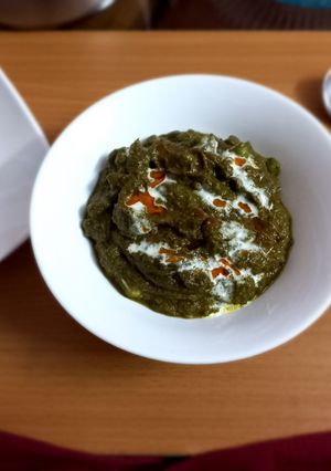 পালং মটর মসলা  (palak matar masala recipe in bengali ) রেসিপির প্রধান ছবি