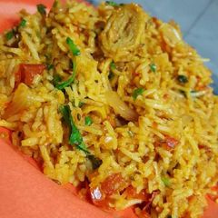 Leftover Chap pulav A picture of Leftover Chap pulav.