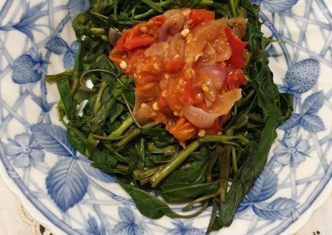 Sambal godog Kangkung