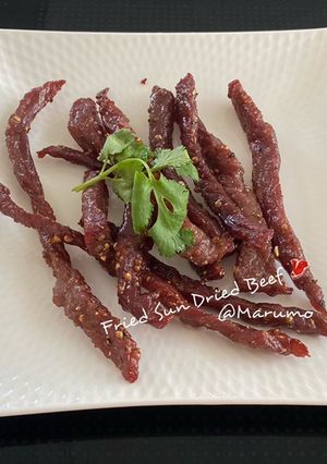 A picture of Fried Sun Dried Beef 🥩.