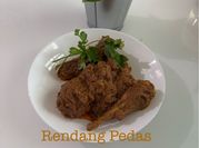 Gambar rendang pedas ayam