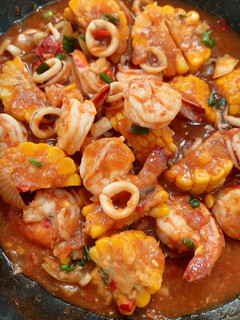Foto resep Udang Cumi Saus Padang