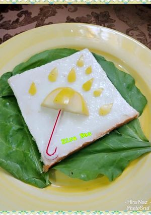 A picture of #Umbrella_Egg_Sandwich!! #RamadanKiTayari.