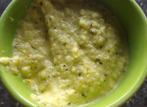 Una foto de Guasacaca de mango verde