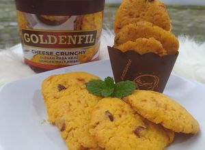 Foto resep Soft Cookies Goldenfil Rasa Cheese Crunchy 🍪
