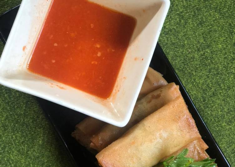 Lumpia ayam x jipang (labu siam)