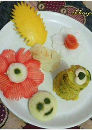 A picture of Matar pulav.