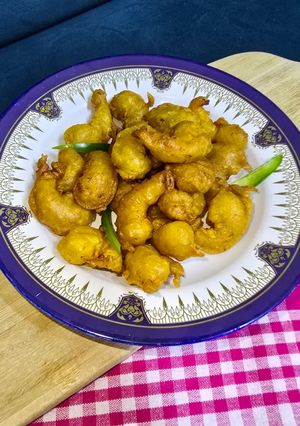 عکسی از دستور میگو پفکی