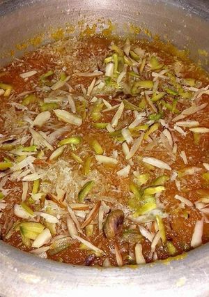 A picture of Sooji ka Halwa.