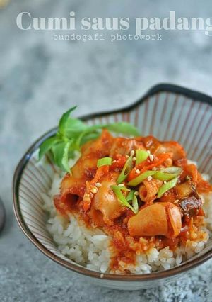 Foto resep Cumi saus Padang