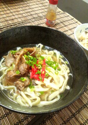 A picture of Easy Homemade Okinawa Soba.