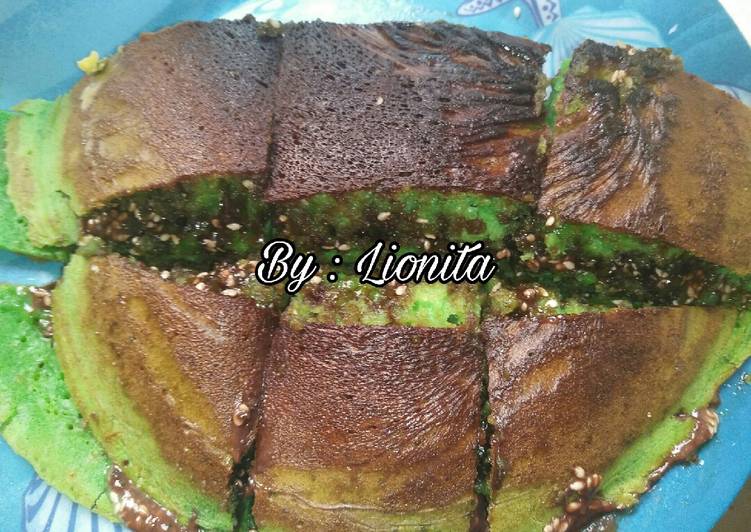 Martabak Coklat Wijen dg WAJAN BIASA