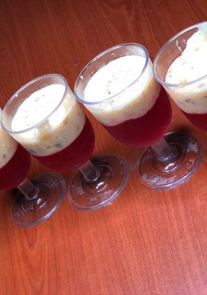 A picture of Custard desserts.