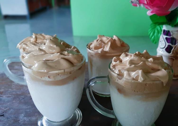 Resep Dalgona coffe, Enak Banget