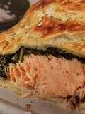 Hojaldre de Salmón con Espinacas