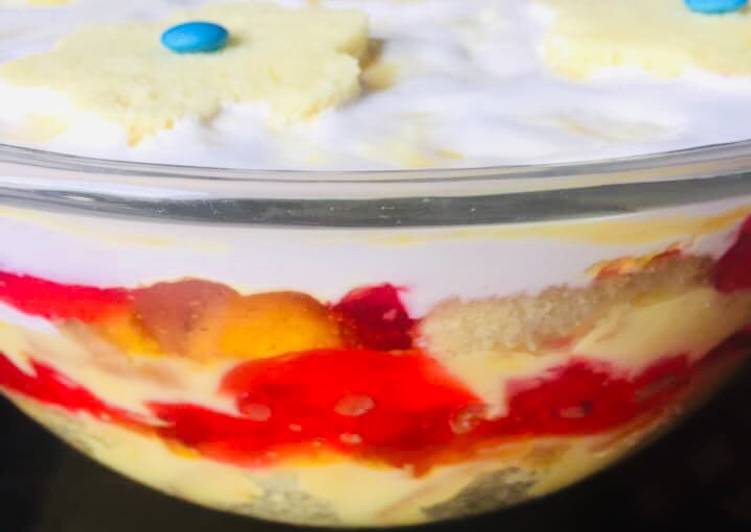 Steps to Cook Super Quick Trifle
