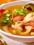 Clear Chicken Drumstick Tom Yum Soup