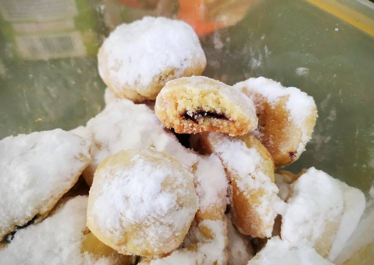 {Resep Putri Salju isi Coklat yang Enak