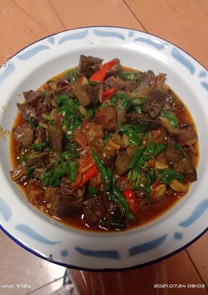 Foto resep Hati sapi masak Kemangi